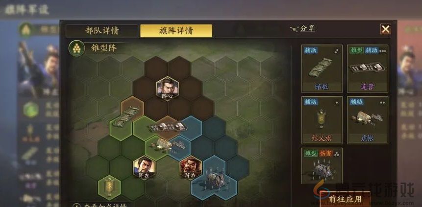 三国志战略版锥形阵旗阵阵容推荐(图5) 三国志战略版锥形阵旗阵阵容推荐(图5)